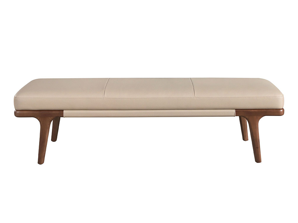 Combina polipiel color visón con las patas de madera color nogal 5179 de Ángel Cerdá