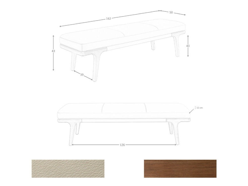 Medidas del banco 5179 de Ángel Cerdá