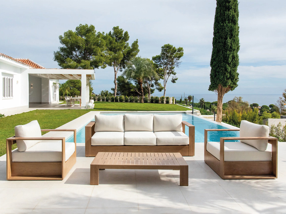 Set de salón exterior Santa Fé de Majestic Garden