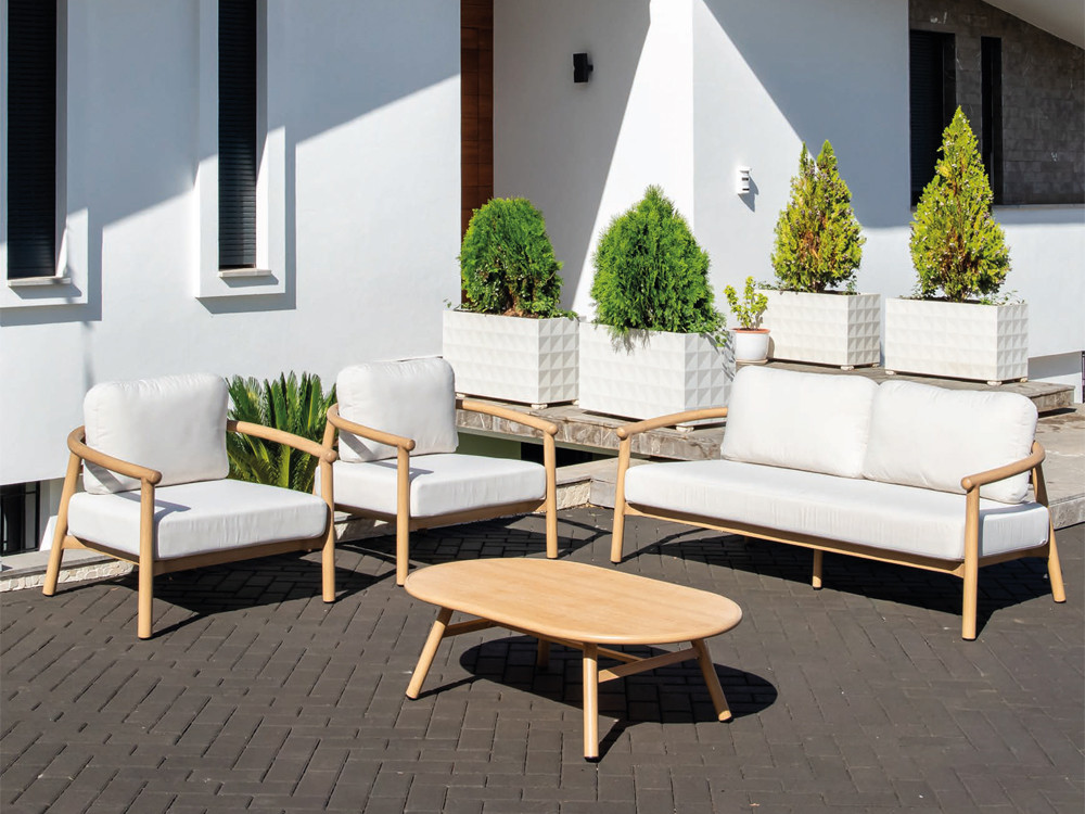 Set de salón exterior Cebu de Majestic Garden