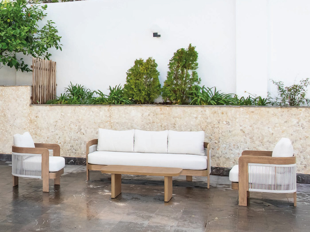 Set de salón exterior Pinamar de Majestic Garden