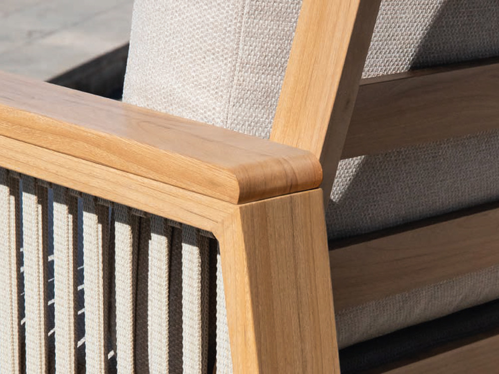 Detalle del sillón Arkansas de Majestic Garden