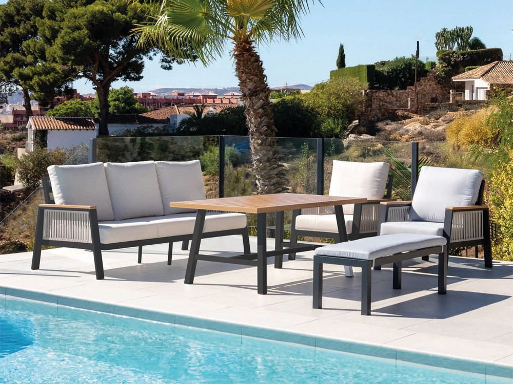 Set de salón exterior Misisipi de Majestic Garden