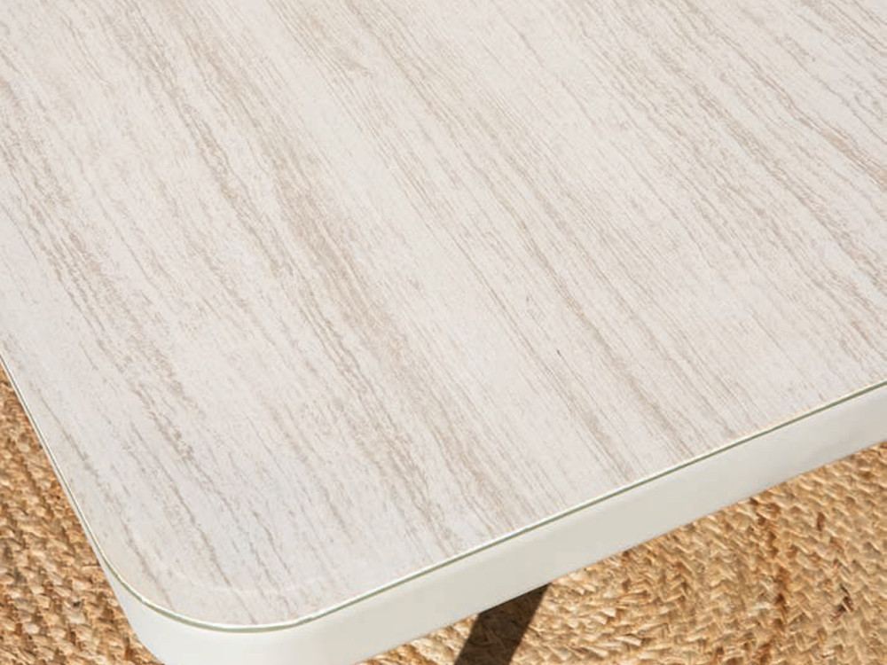 Detalle del sobre de la mesa Bariloche de Majestic Garden