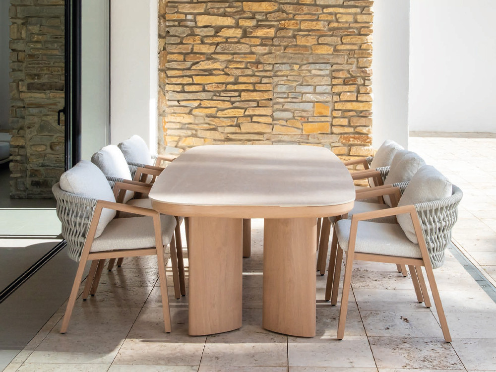 Mesa para exterior de aluminio Zaire Majestic Garden