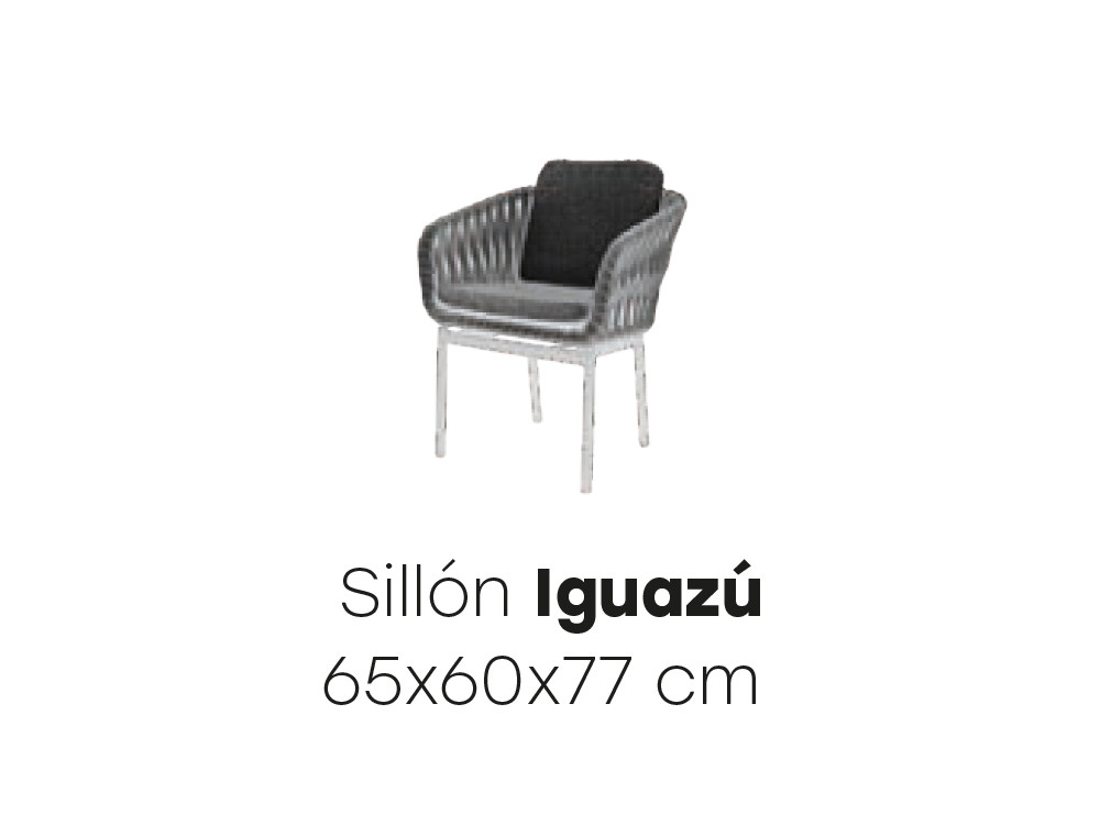Medidas de la silla Iguazu de Majestic Garden