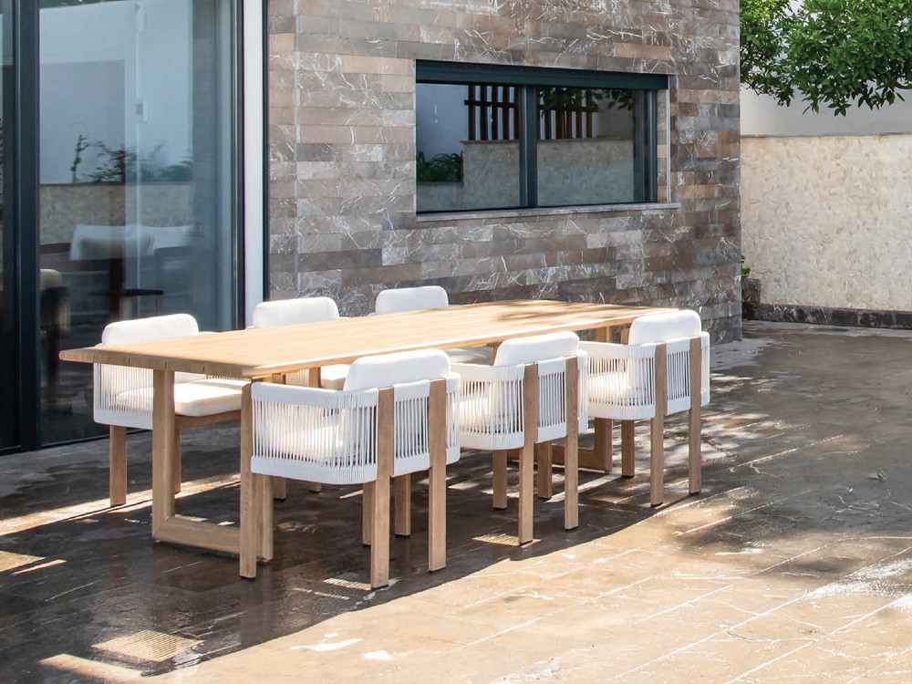 Combina la silla Pinamar con otras piezas de la colección de terraza y jardín Majestic Garden