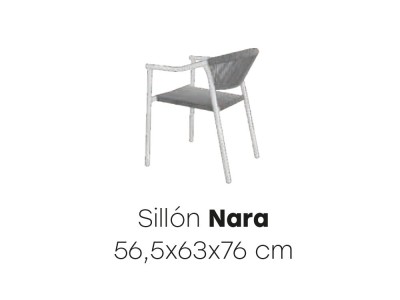 Medidas de la silla Nara de Majestic Garden