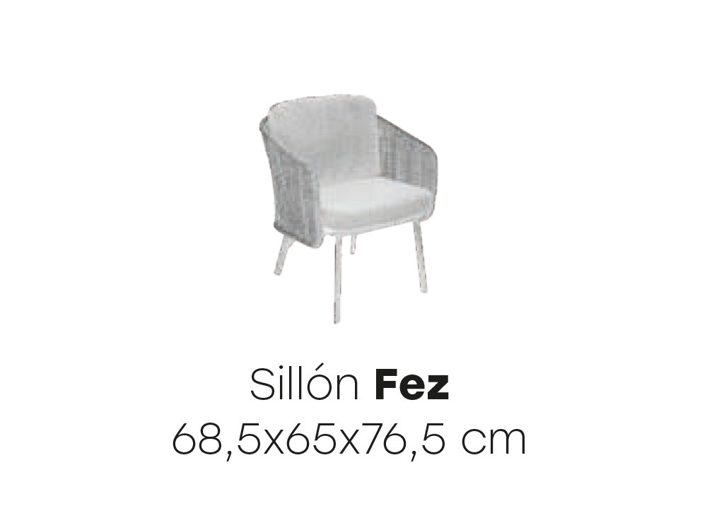 Medidas de la silla Fez de Majestic Garden