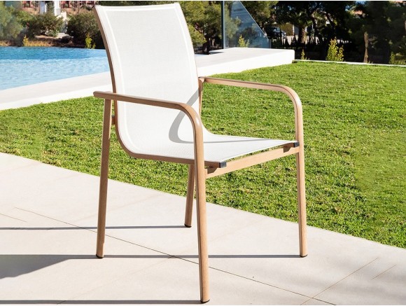 Silla Lima de aluminio de Majestic Garden