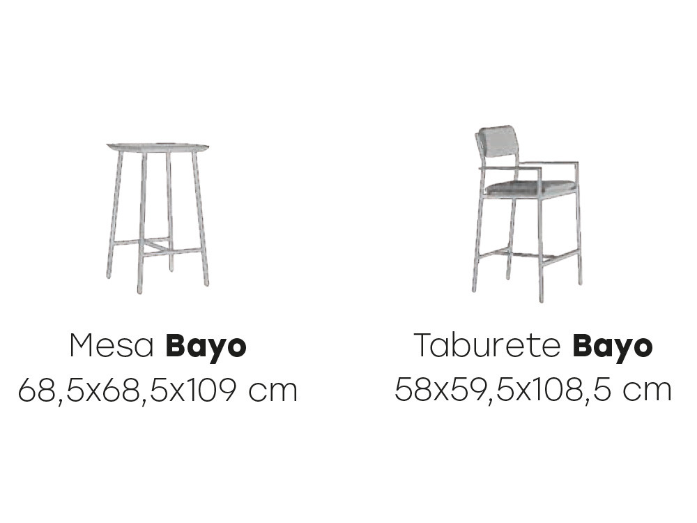 Medidas del set Bayo de Majestic Garden