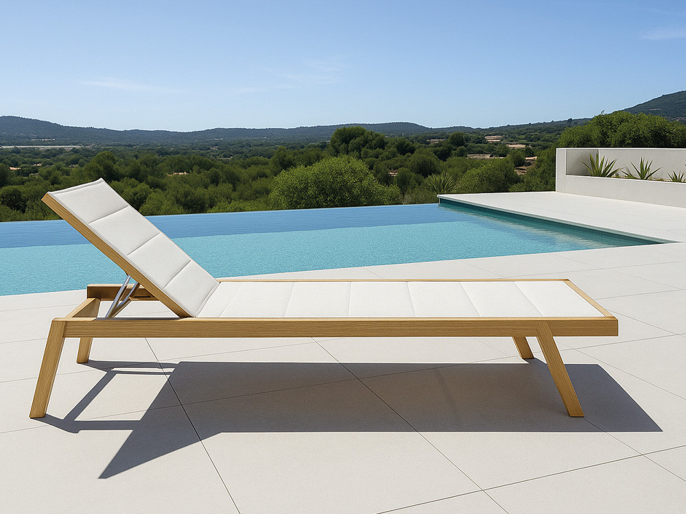 Tumbona Male de aluminio de Majestic Garden