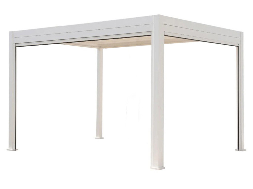 Pérgola en aluminio blanco Andina de Majestic Garden