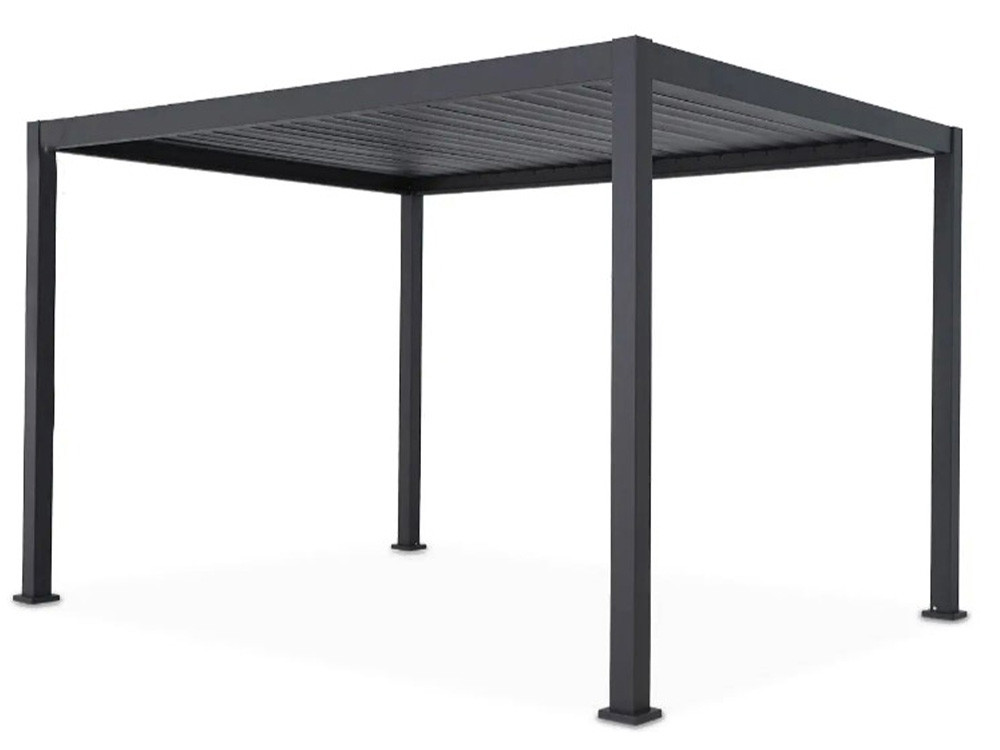 Pérgola en aluminio antracita Andina de Majestic Garden