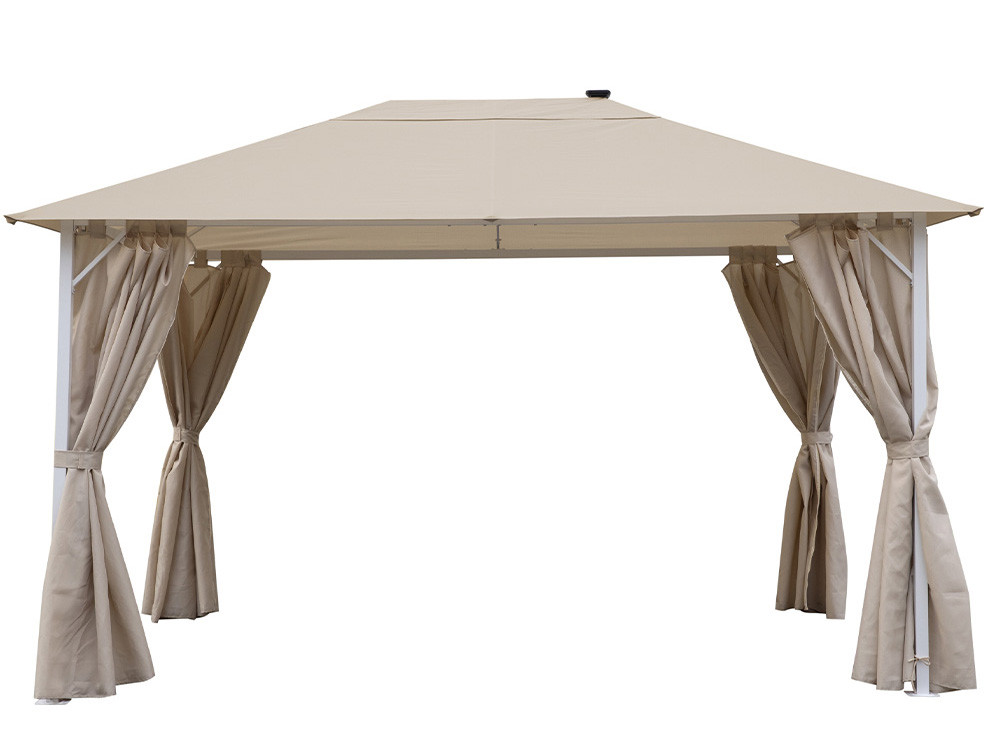 Pérgola en aluminio blanco 515 de Majestic Garden