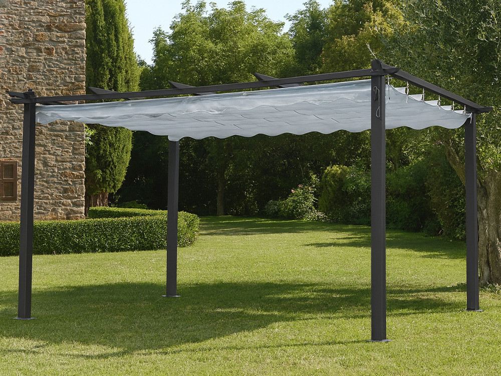 Pérgola en aluminio antracita 220 de Majestic Garden