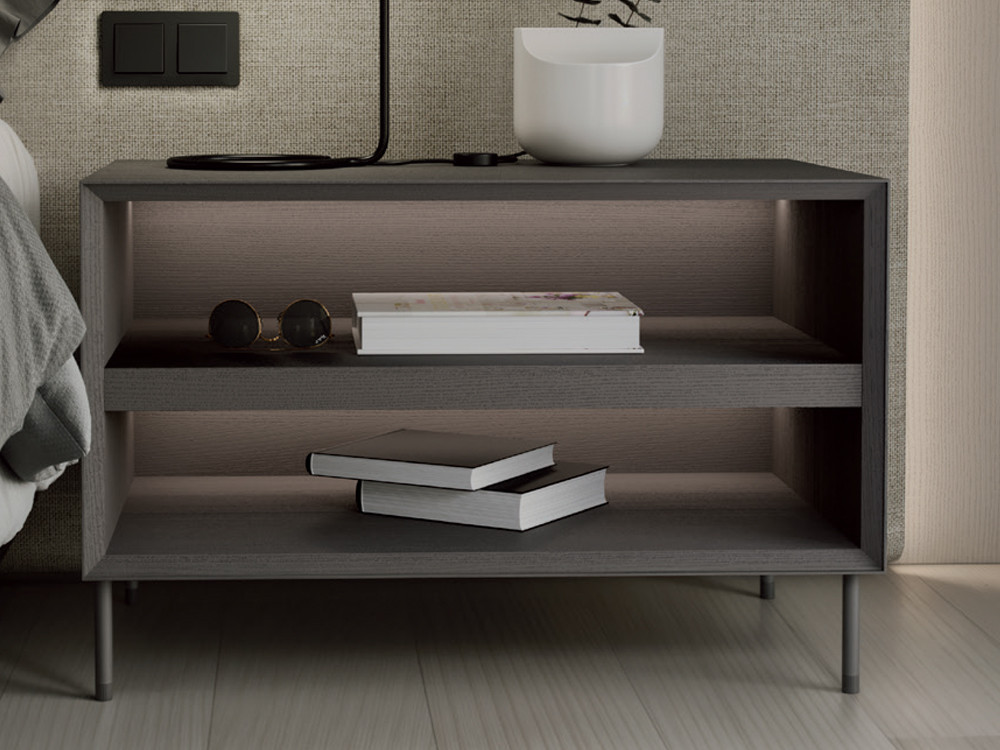 Escoge la medida de la mesita más adecuada para tu dormitorio Night Collection de Besform