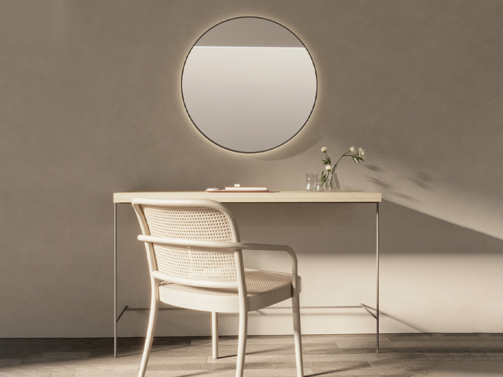 Puedes personalizar el escritorio Fil en lacas, chapas o laca a poro abierto de Besform