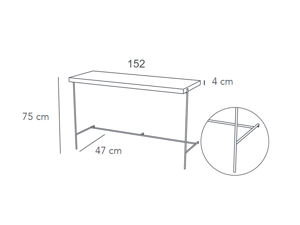Escritorio tocador Fil 152 Night Collection de Besform