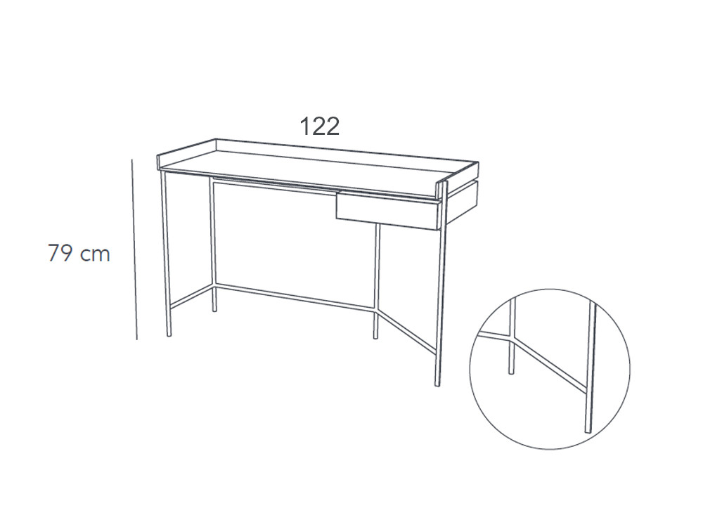 Escritorio Fil 122 Night Collection de Besform
