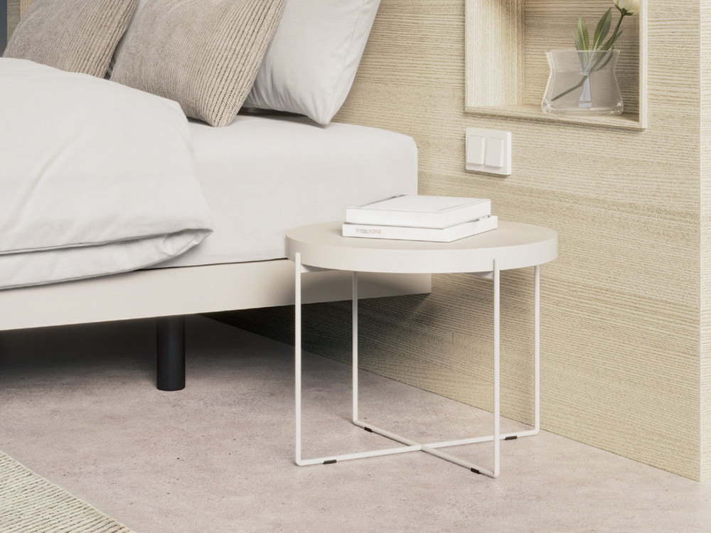 Puedes elegir el lacado entre los que te ofrecemos online de la mesita redonda Fil Besform