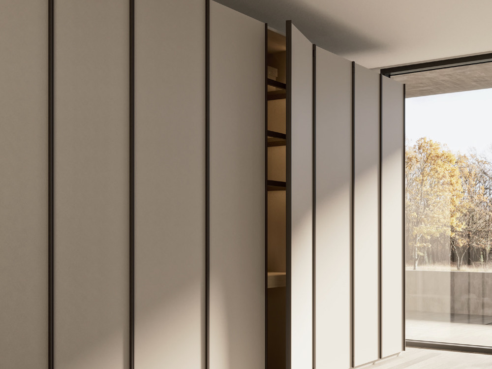 Puedes personalizar tu armario de puertas batientes en medidas, acabados y accesorios interiores Besform