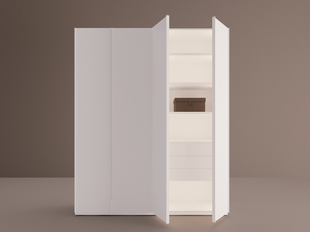 Armario de puertas batientes personalizable Besform Night Collection