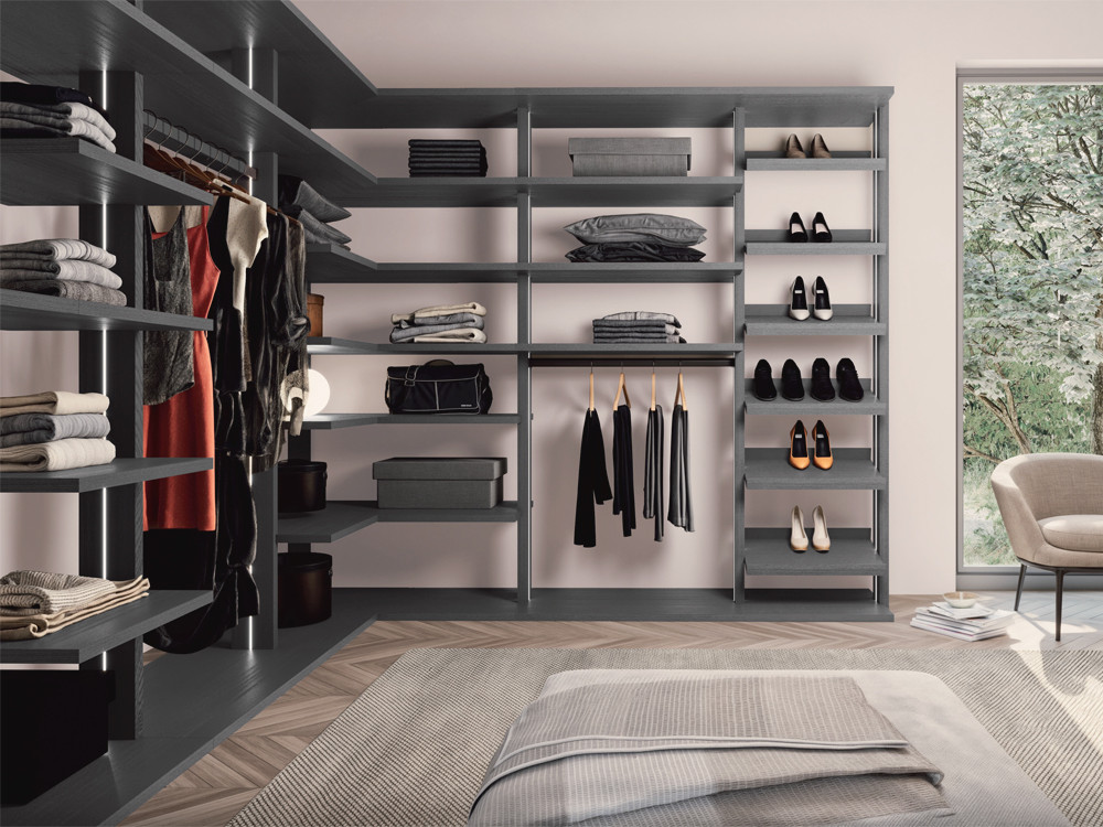 Personaliza tu vestidor Vista de Besform en acabados y medidas