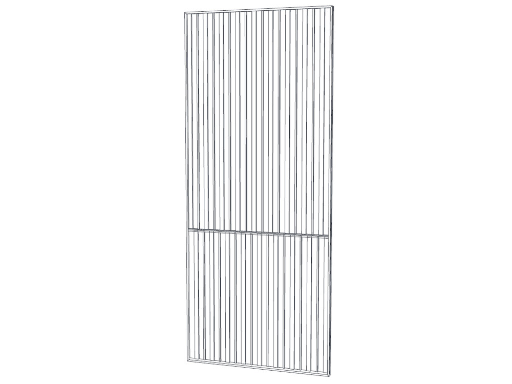 Esquema del cerramiento Strip de Besform