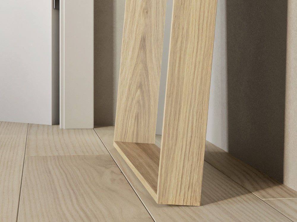 Vista espejo con marco de madera de Besform Night Collection