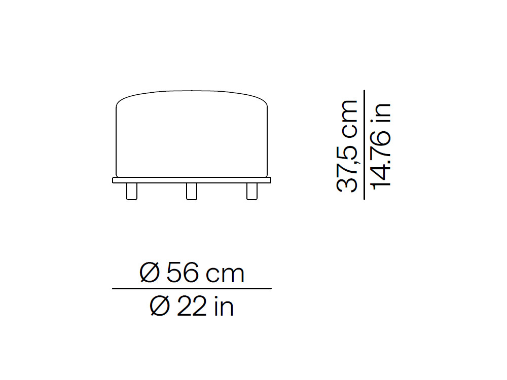 Puf para exterior Fup small