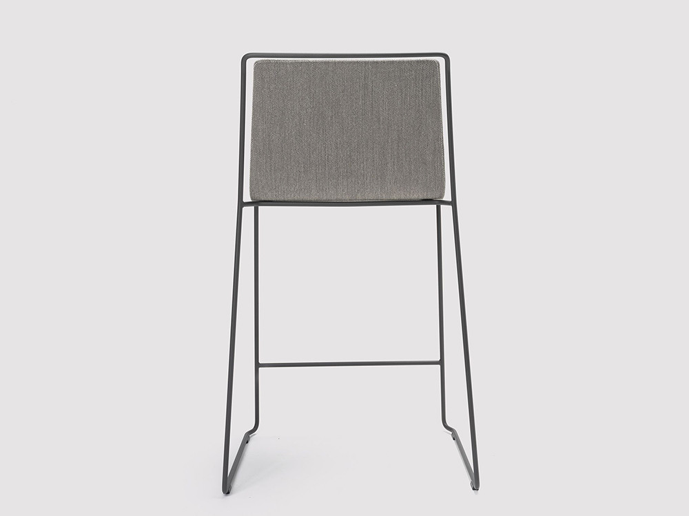 Taburete de cocina de acero epoxy Alo de Ondarreta