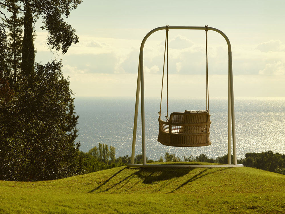 Columpio de fibra Shintotex realizado a mano Escala de Point con o sin estructura