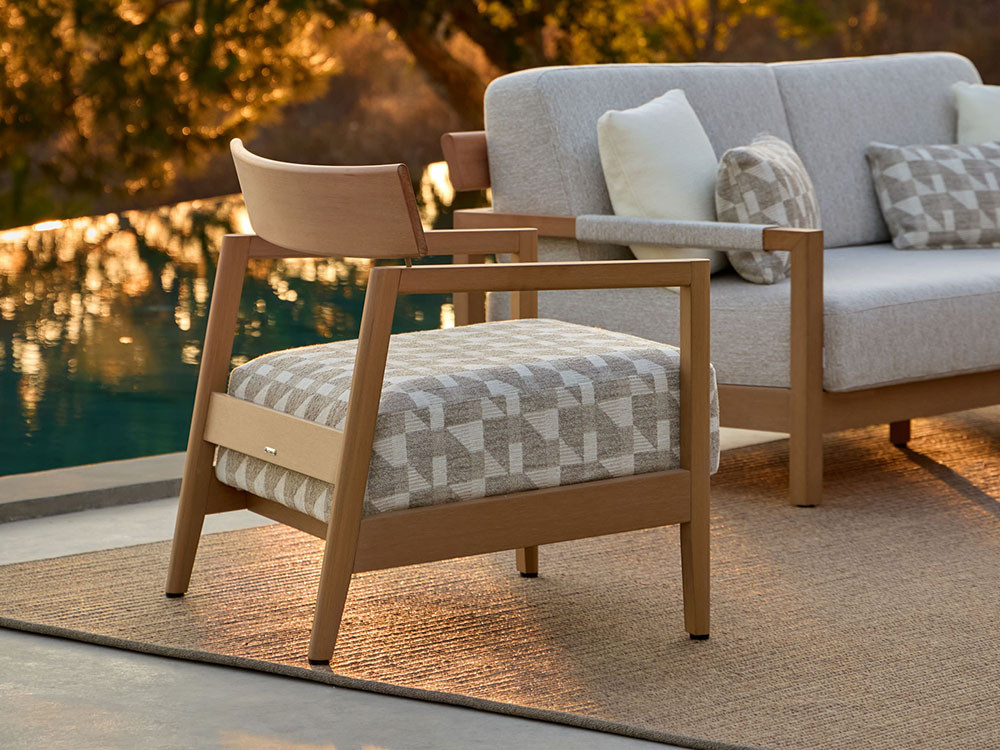 Sillón Club Kubik fabricado en TechTeak de Point