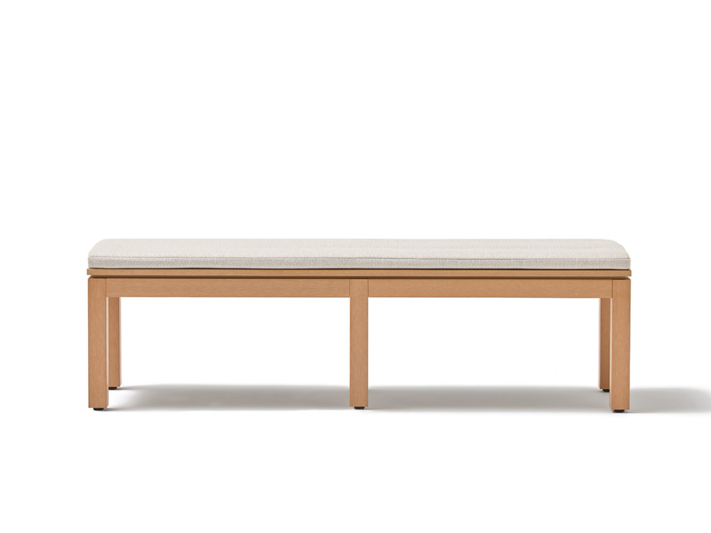 Banco para comedor exterior Kubik de TechTeak Point