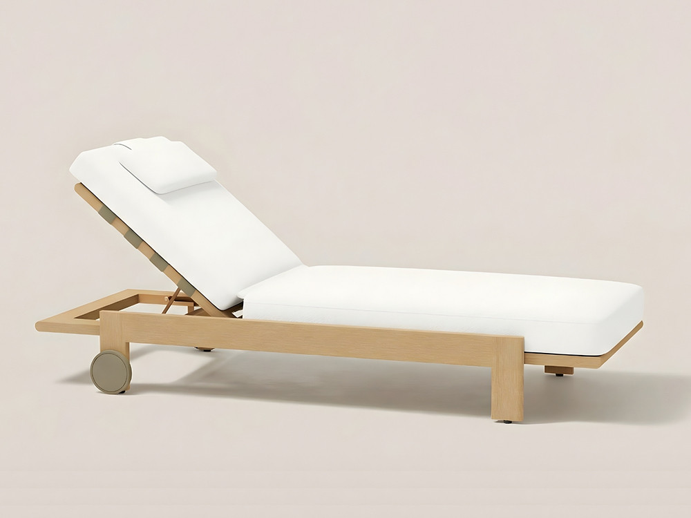 Tumbona con respaldo reclinable en varias posiciones Kubik de Point