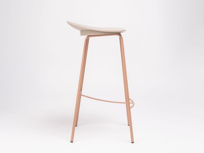 Ant taburete de cocina de ondarreta con estructura de acero epoxy personalizable