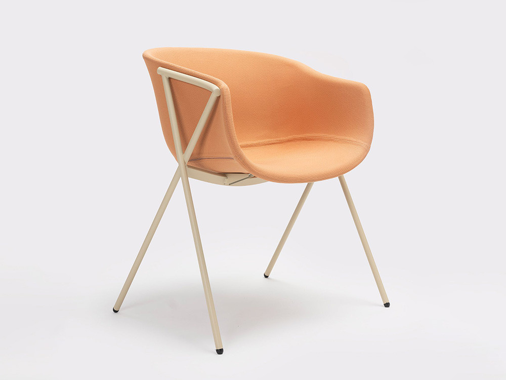 Sillas de comedor modernas modelo silla Bai: acabado tapizado de alta calidad de Ondarreta