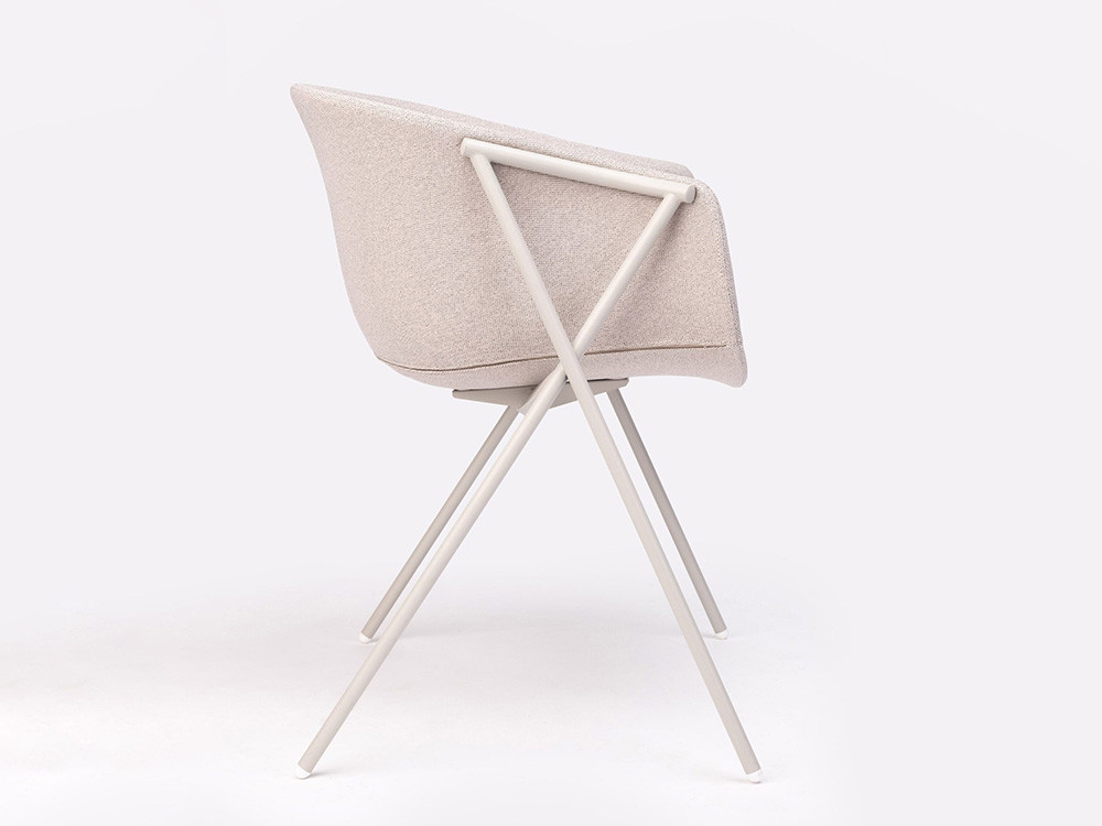 Silla Bai de Ondarreta: versatilidad tapizada con acabados textiles de diseño