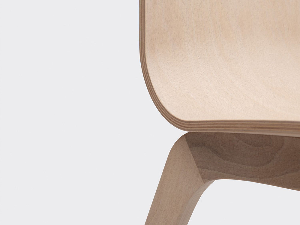 Silla Bob de madera de haya