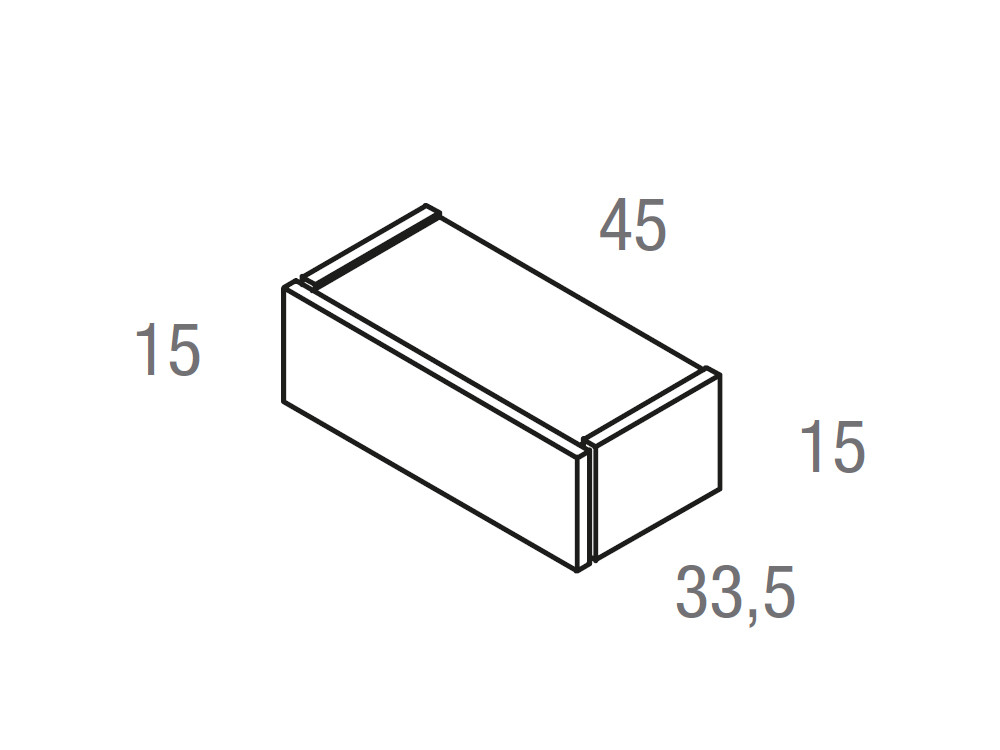 Mesita de noche suspendida Sora Silk