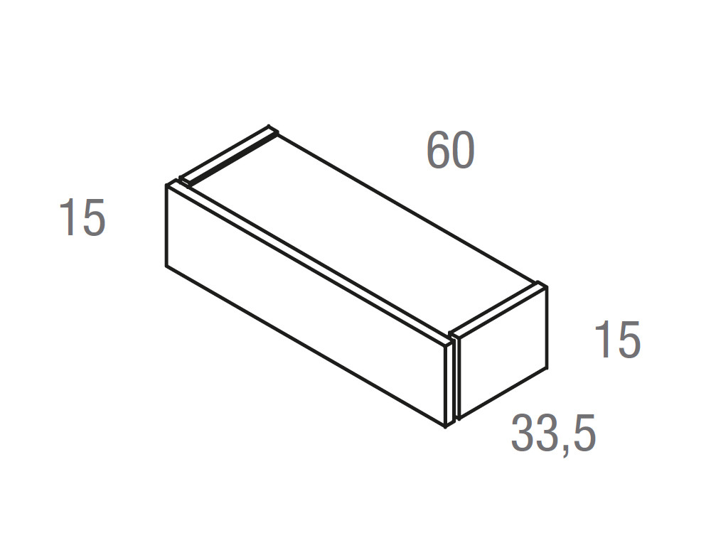 Mesita de noche suspendida Sora Silk
