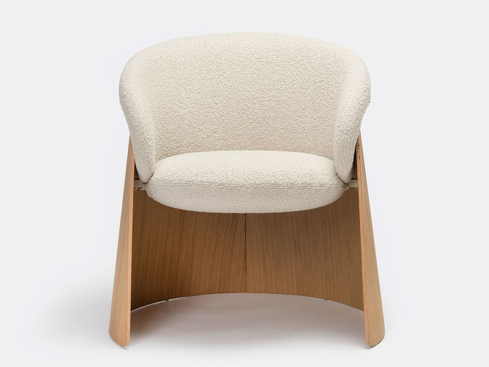 Silla tapizada Ginger Madera