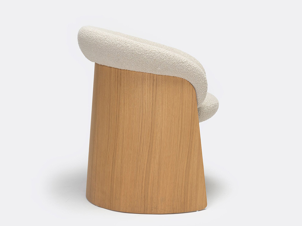 Silla tapizada Ginger Madera