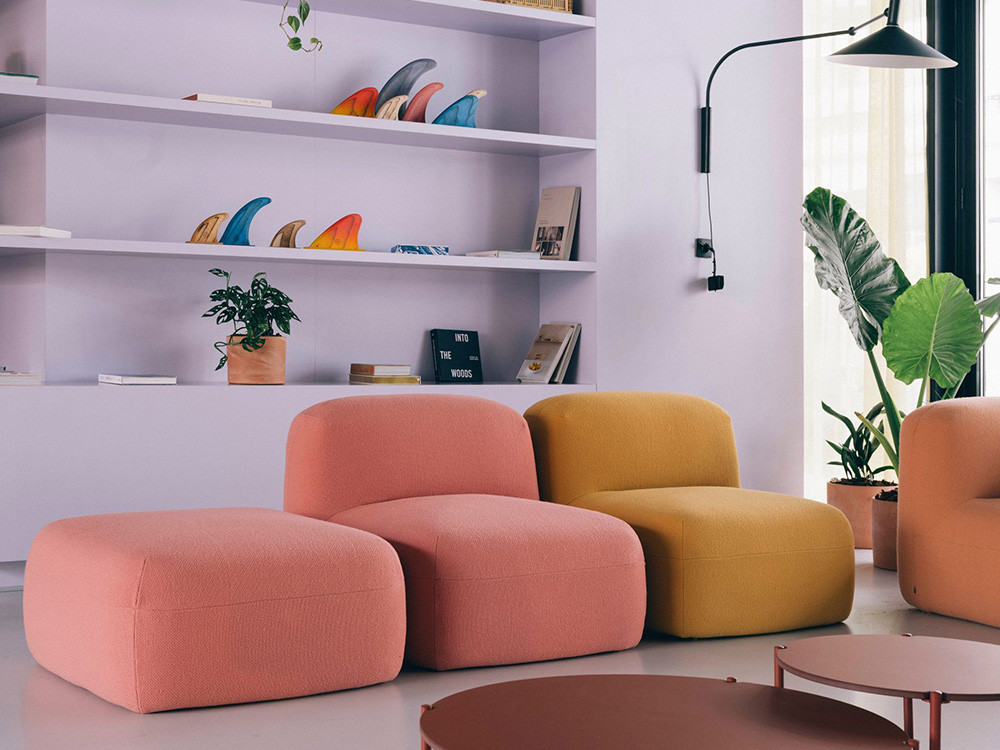 Estética redondeada con el sofá modular Gumi: calidad y diseño Ondarreta para tu salón