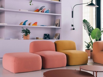 Estética redondeada con el sofá modular Gumi: calidad y diseño Ondarreta para tu salón