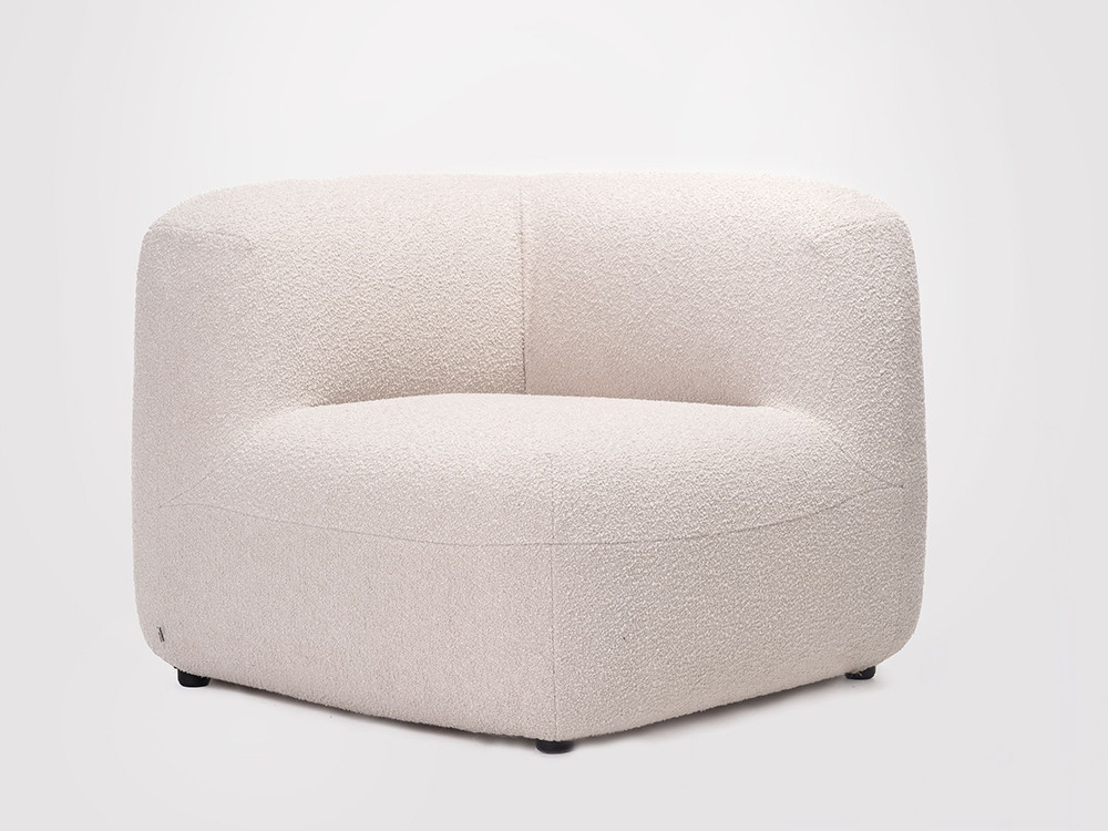 Muebles Ondarreta: módulo de esquina para sofá modular Gumi, ideal para salones de diseño