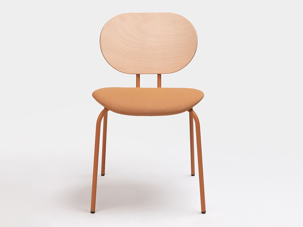 Ondarreta silla Hari: versatilidad y estilo en sillas de madera modernas con asiento tapizado personalizado