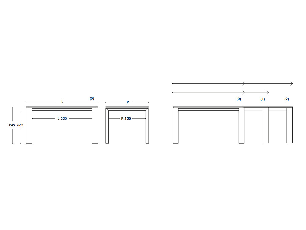 Mesas de comedor de diseño extensibles: el modelo Iru de Ondarreta destaca por su acabado en roble tintado