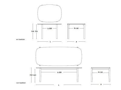 Mesa de roble a medida: modelo Juno ovalado de Ondarreta para comedores contemporáneos